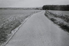 Die Straße nach Hundehagen im Jahr 1972