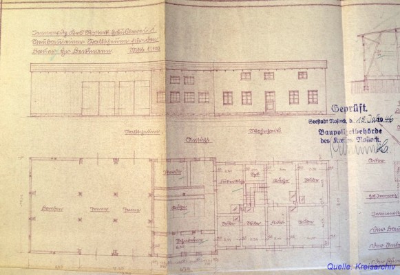 Bauplan Jennewitz 1946